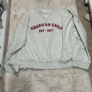 American Eagle Light Gray Pullover